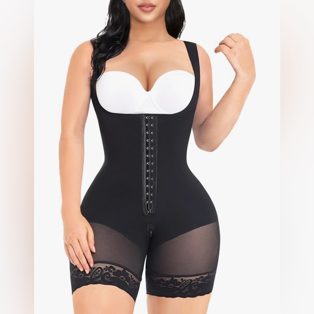 YIANNA Fajas Colombianas Tummy Control Butt Lifter with Zipper Crotch Postpartum